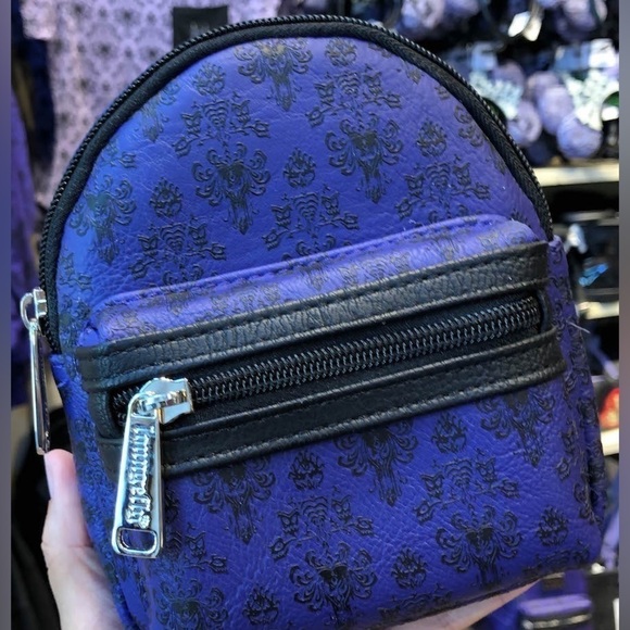 The Haunted Mansion Wallpaper Backpack Wristlet by Loungefly - Picture 3 of 5